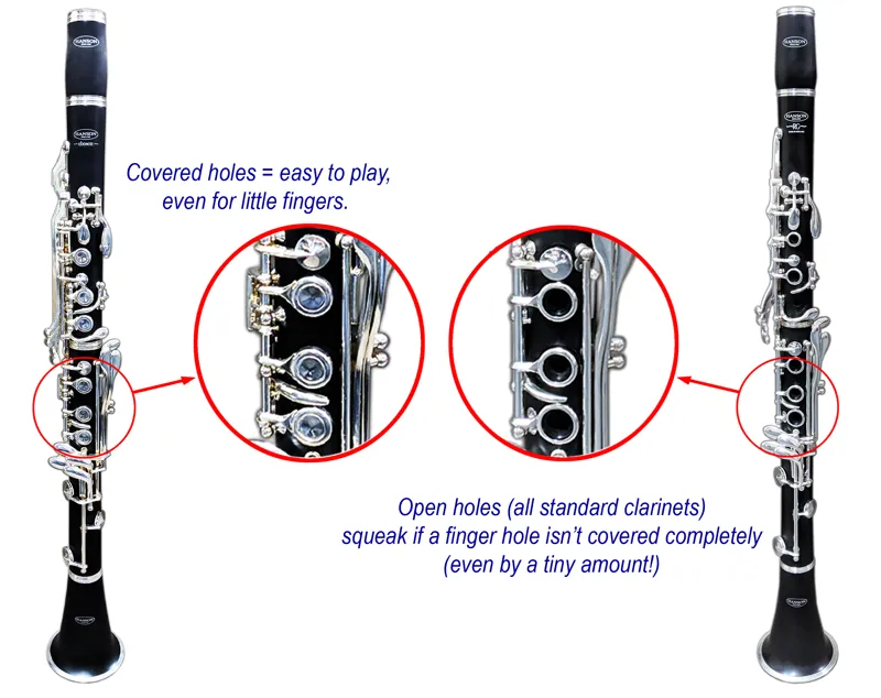 plateau clarinet vs standard clarinet