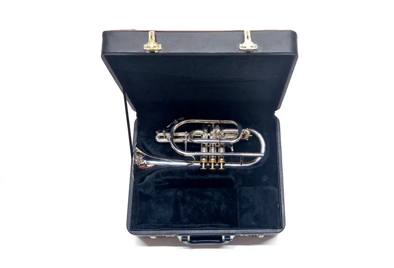 Secondhand Geneva cornet silver plate-3