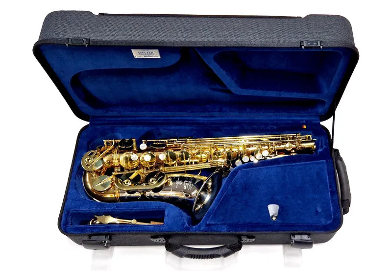 Hanson LX Alto Saxophone Gold Brass with Yellow Brass and Cupronickel Bell-2