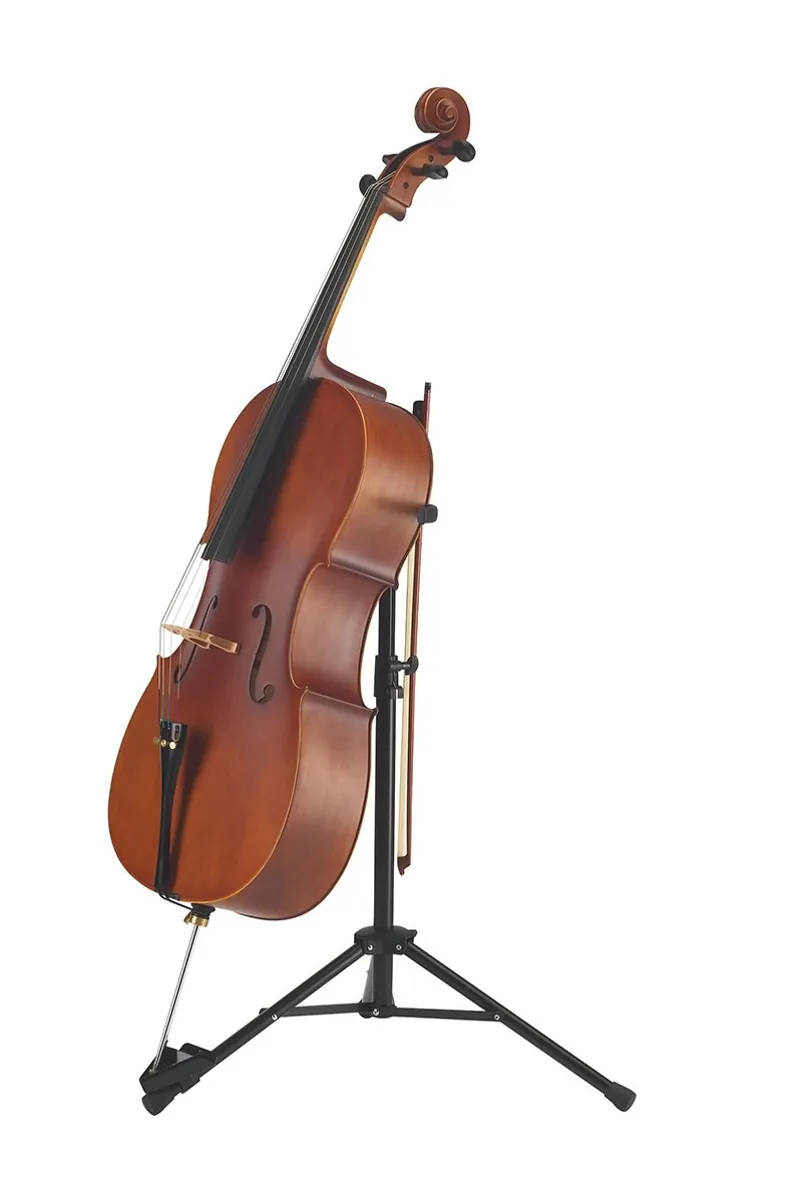 Konig and Meyer 14110 Cello Stand - Black-1