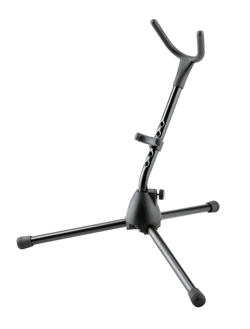 Konig and Meyer 14300 Alto and Tenor Saxophone Stand - Black