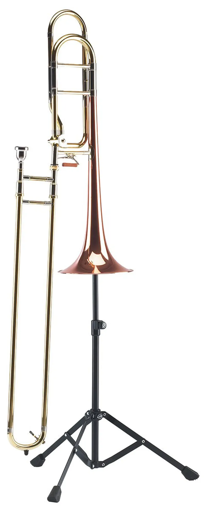 Konig and Meyer 14990 Heavy Duty Trombone Stand - Black-1