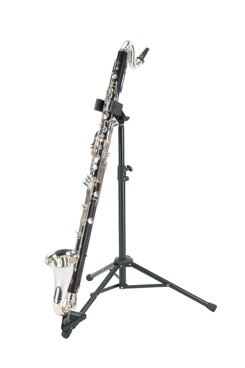 Konig and Meyer 15060 Bass Clarinet Stand Black-1