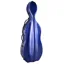 Hidersine Fibreglass Cello Case - Blue