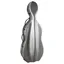 Hidersine Fibreglass Cello Case - Grey