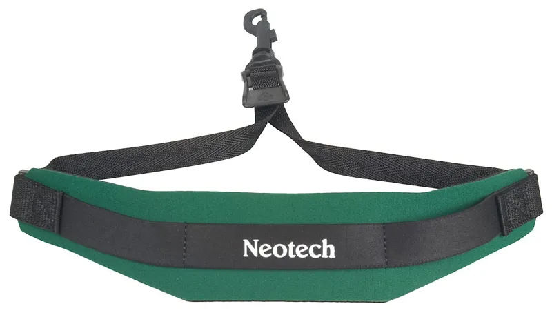 Neotech Soft Sax Strap Regular Swivel Hook - Forest Green
