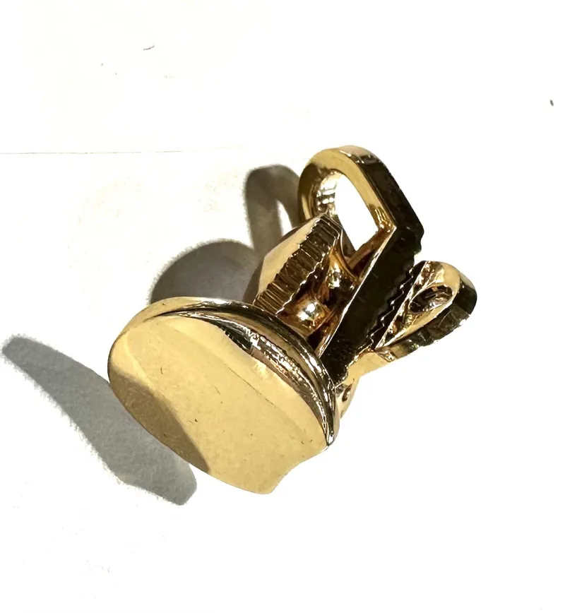 Adjustable Thumb rest for clarinet or oboe 24k gold plated.