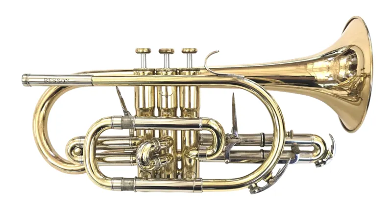 Besson Sovereign 928 Cornet - Gold Lacquer - PreOwned - Excellent Condition