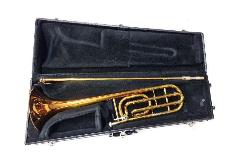 Secondhand Conn 88h b-flat/f tenor trombone-3