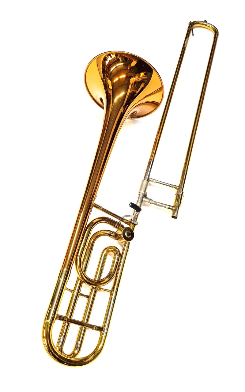Secondhand Conn 88h b-flat/f tenor trombone-2