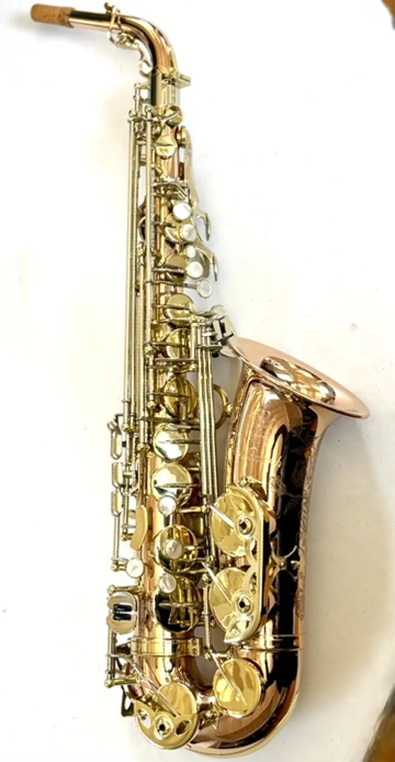 Pre Owned Hanson 'Monarch' Alto Saxophone - Bronze Body
