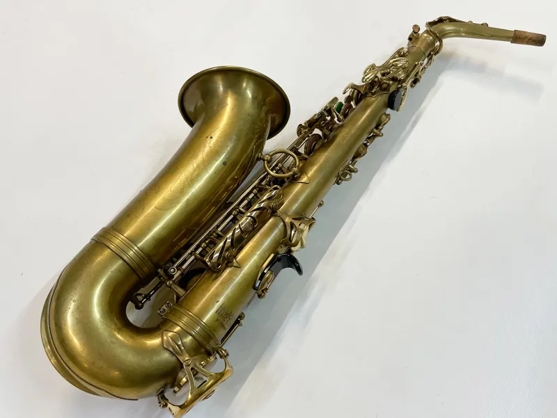 Selmer Mark VI Alto Saxophone - Immaculate. Raw brass and Roo pads.-5