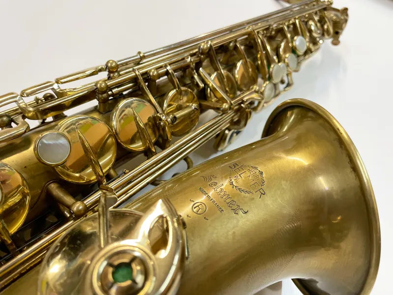 Selmer Mark VI Alto Saxophone - Immaculate. Raw brass and Roo pads.-4