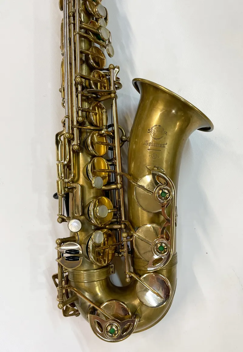 Selmer Mark VI Alto Saxophone - Immaculate. Raw brass and Roo pads.-1