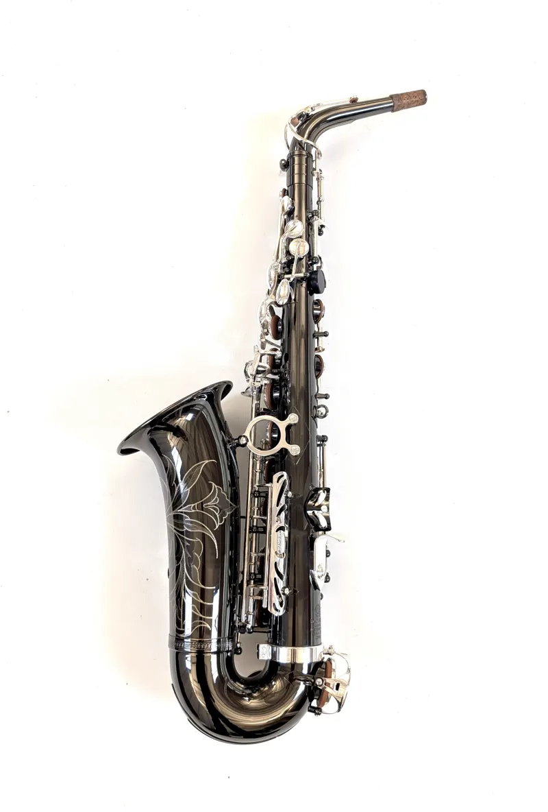 Secondhand Series V Alto Black with Silverplated Keys-2