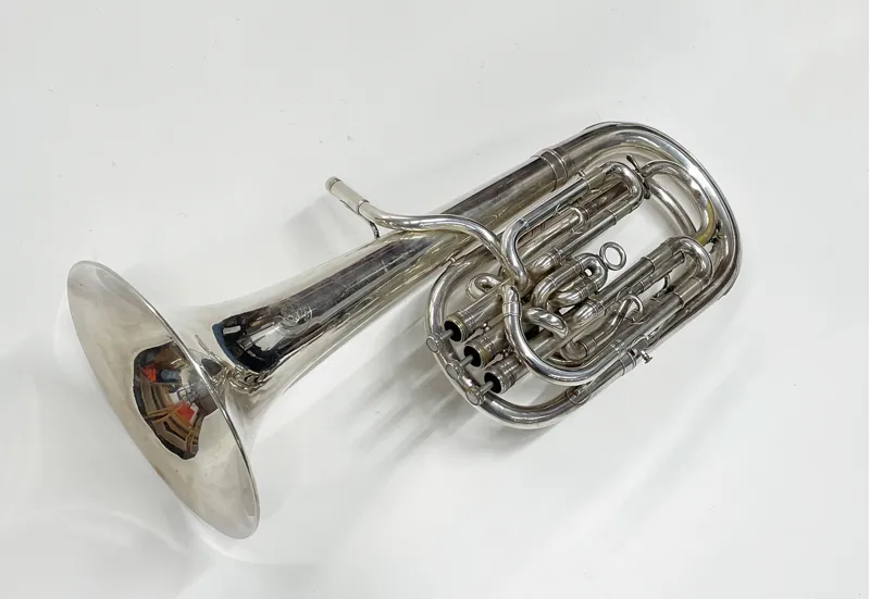 Secondhand Boosey and Hawkes Round Stamp Baritone Horn-2
