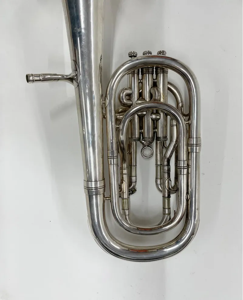 Secondhand Boosey and Hawkes Round Stamp Baritone Horn-5