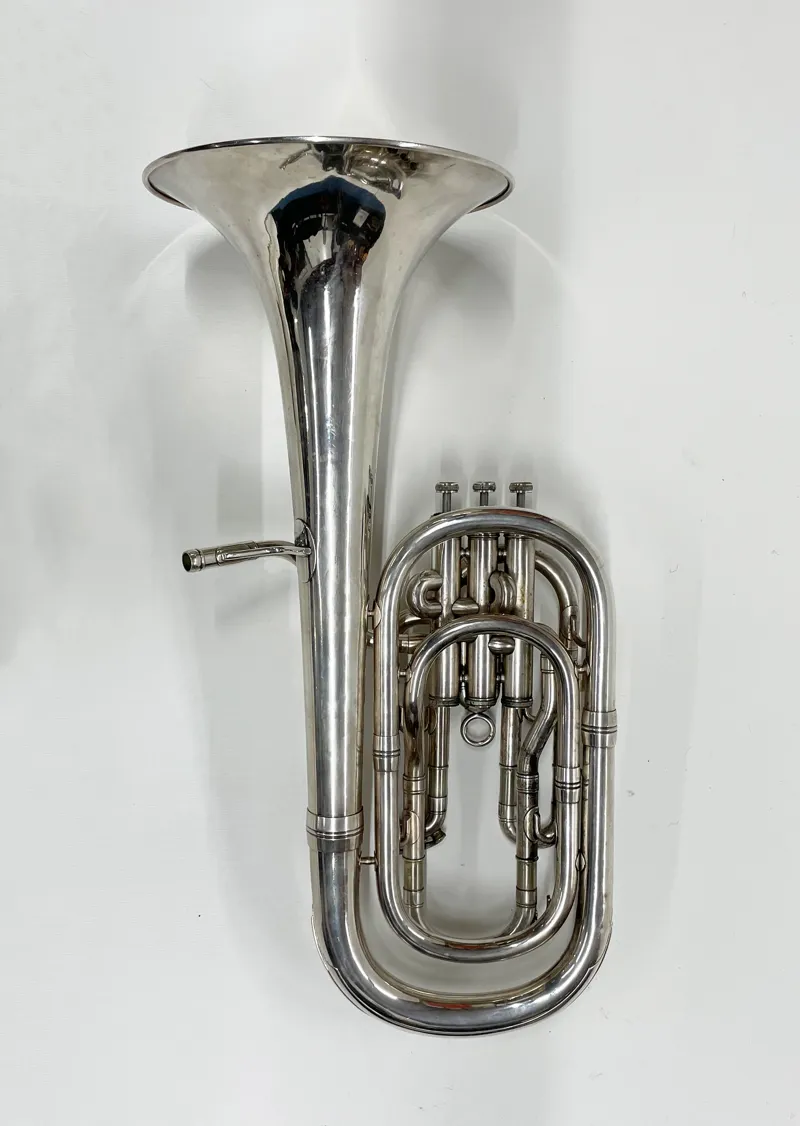 Secondhand Boosey and Hawkes Round Stamp Baritone Horn-6