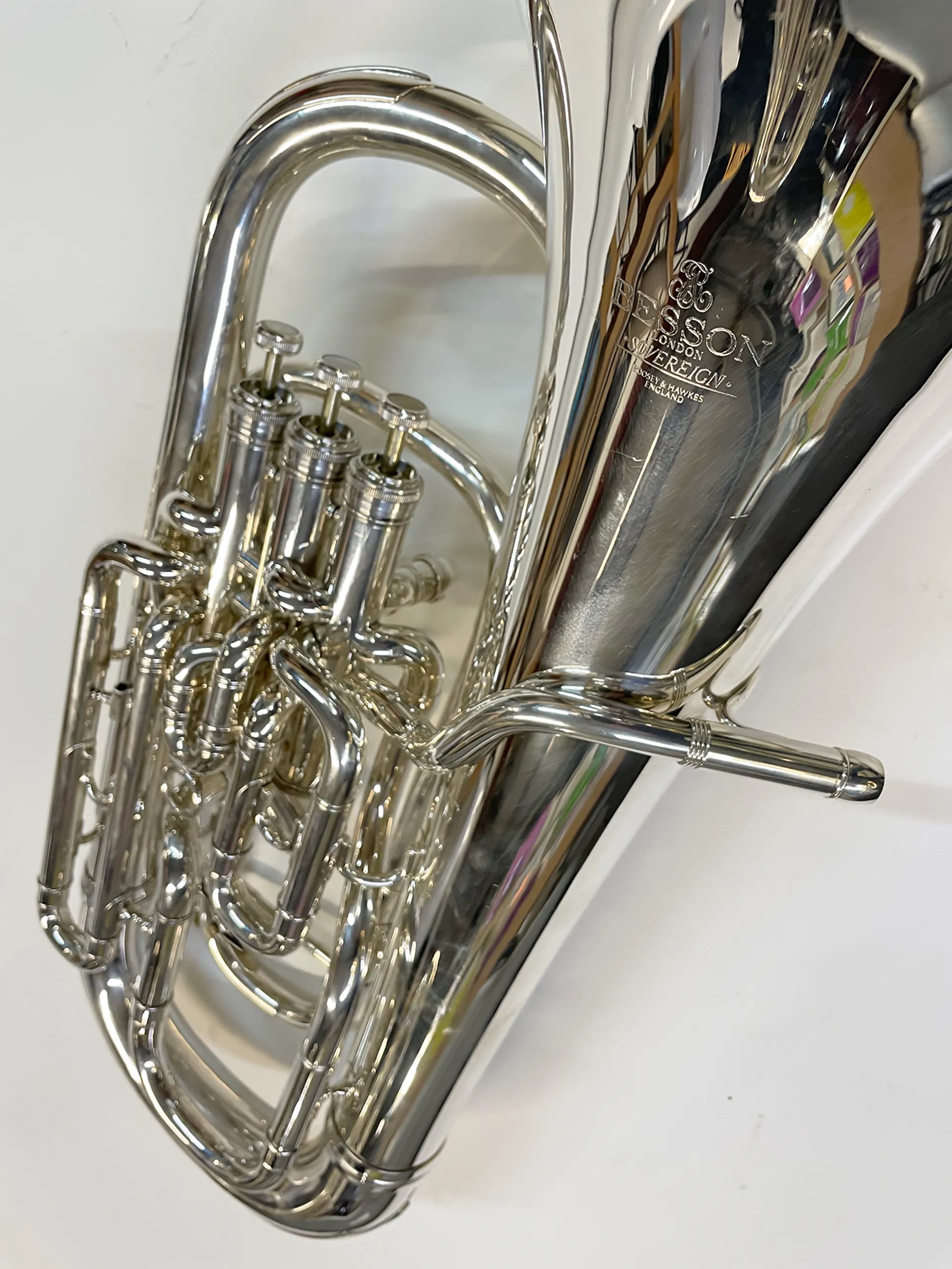 Secondhand Besson Sovereign 968 Euphonium - Silverplate Secondhand Besson Sovereign 968 Euphonium - Silverplate
