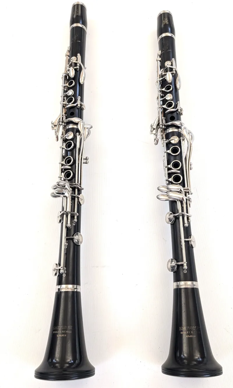 Pair Of Boosey And Hawkes Emperor Clarinets