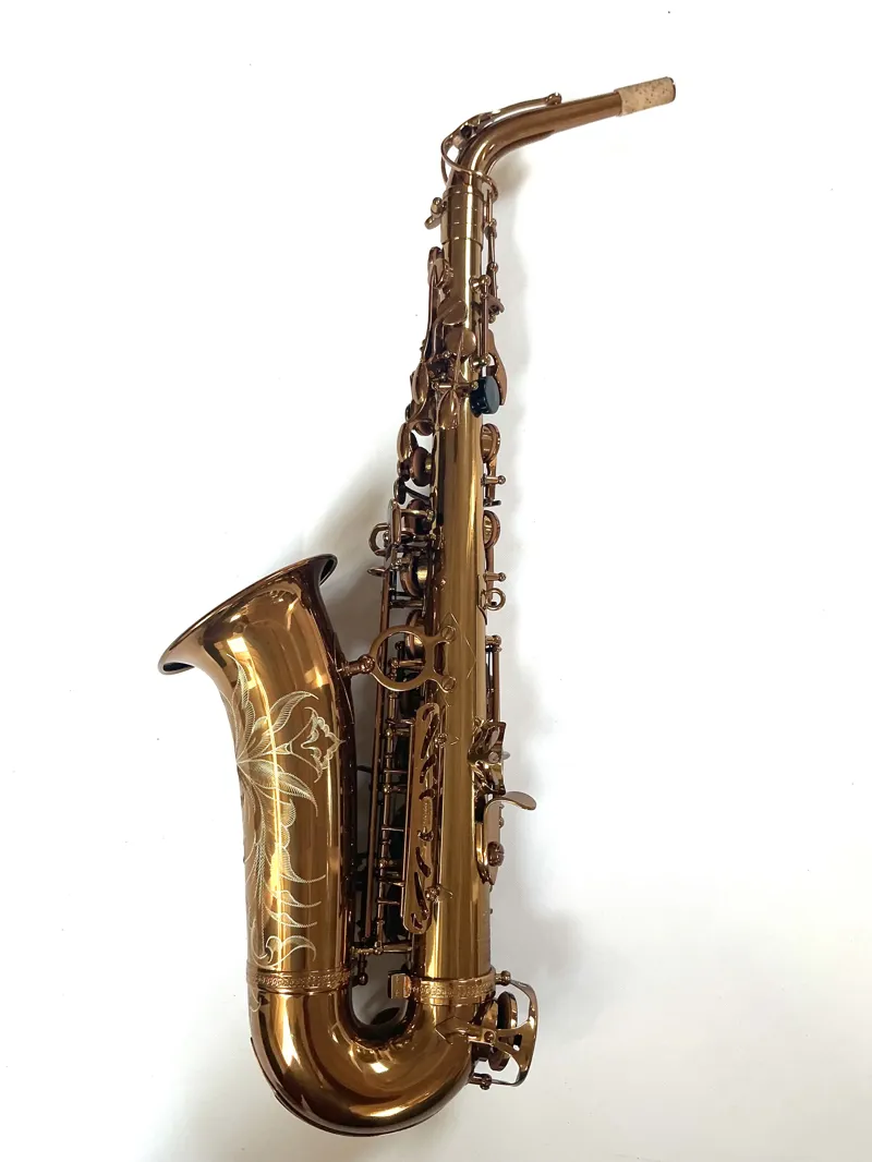 Hanson Series VIII Alto Saxophone in Deep Gold Lacquer-2
