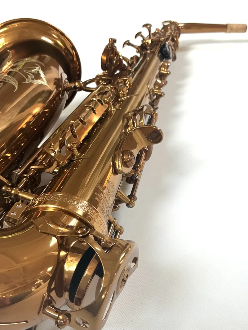 Hanson Series VIII Alto Saxophone in Deep Gold Lacquer-1
