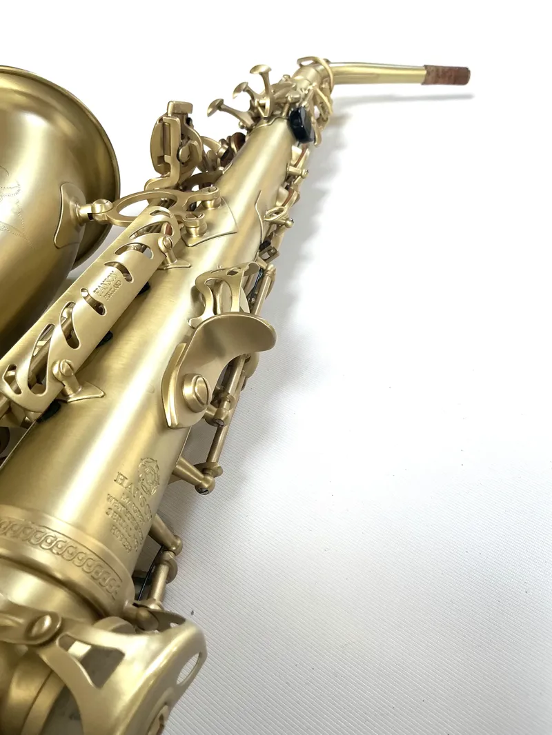Hanson Series VIII Alto Saxophone in Vintage finish-3