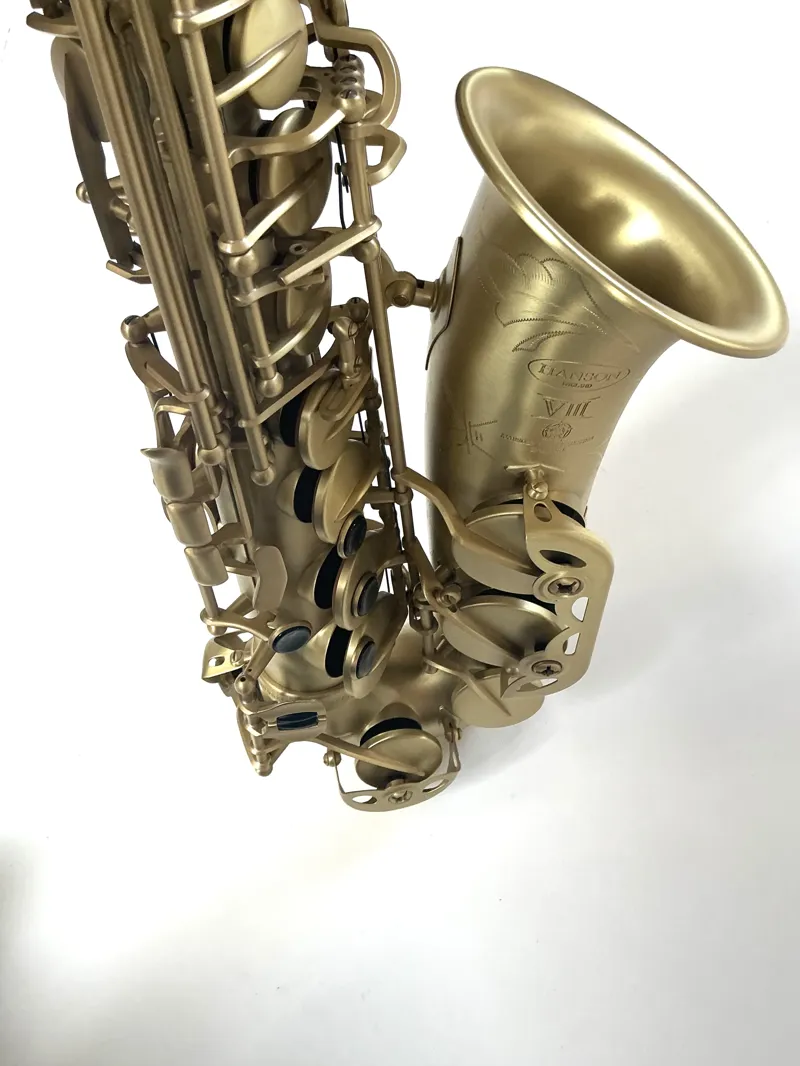 Hanson Series VIII Alto Saxophone in Vintage finish-4