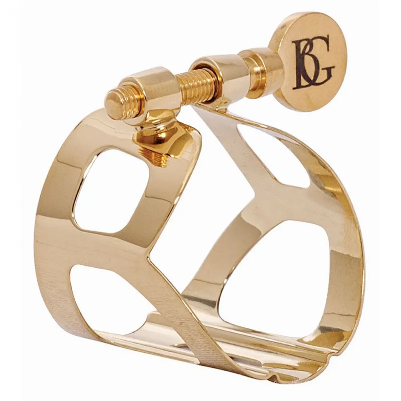 BG L10 Alto Saxophone Tradition Ligature - Gold Lacquered