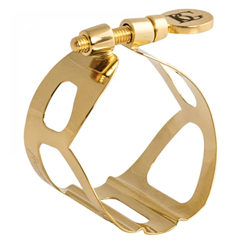 BG L60 Baritone Saxophone Tradition Ligature - Gold Lacquered