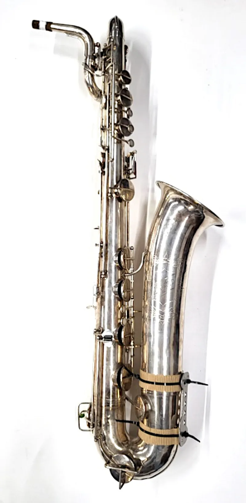 Secondhand Majestic Baritone Saxophone - Silverplated