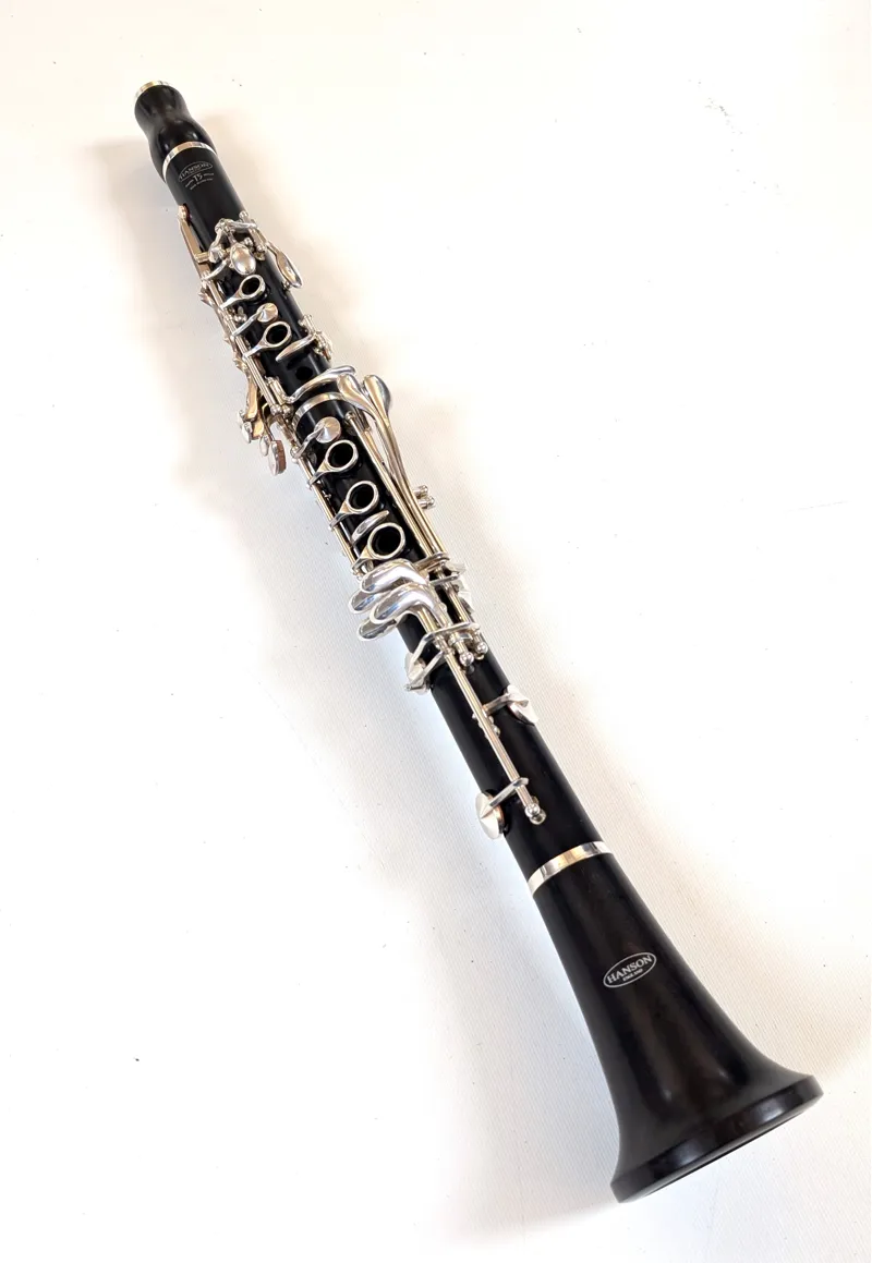 Secondhand Hanson T5 Grenadilla Bb Clarinet-2