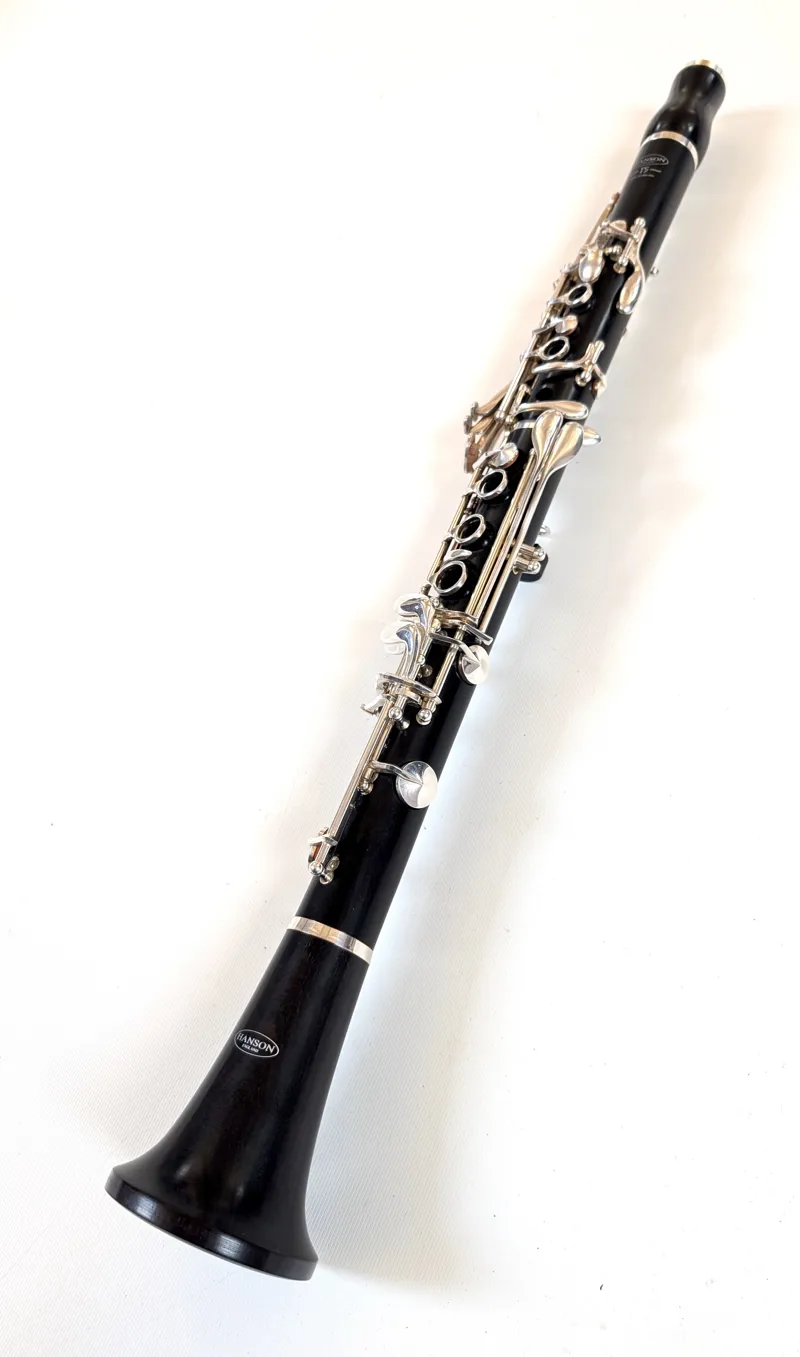 Secondhand Hanson T5 Grenadilla Bb Clarinet-1