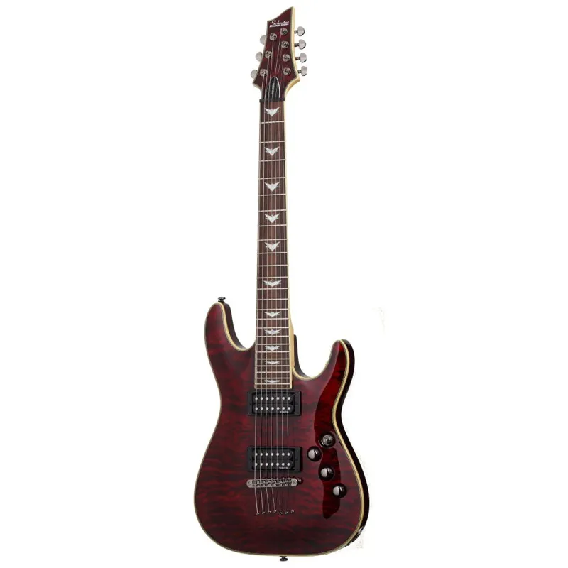 Schecter Omen Extreme-7 7-String Electric Guitar - Black Cherry