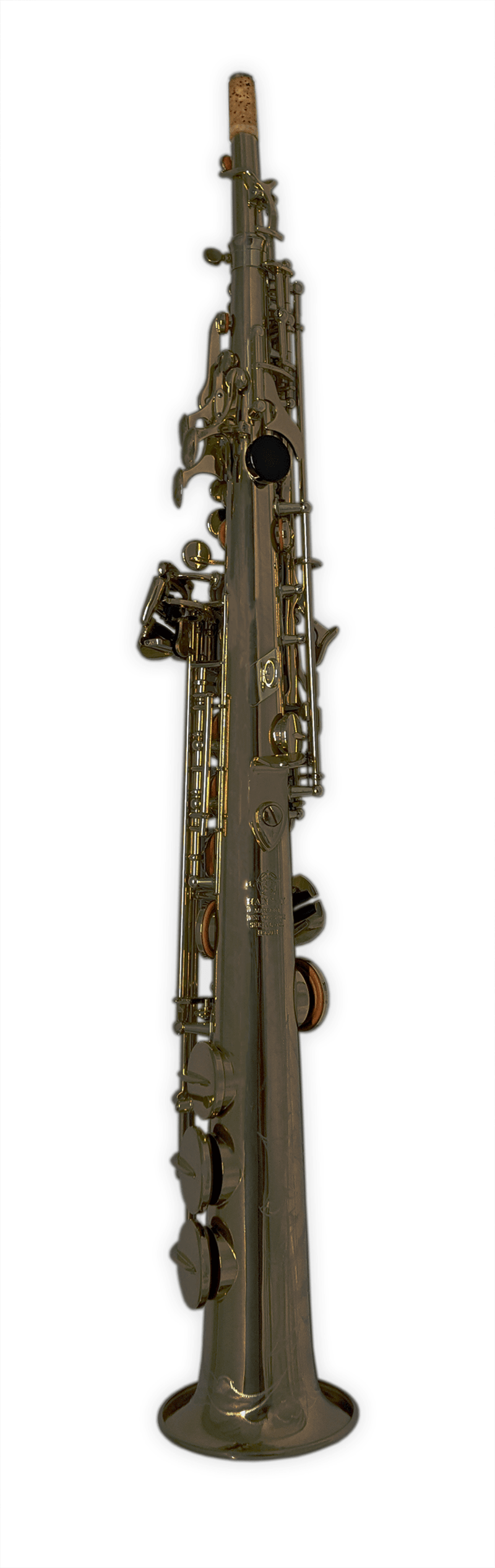 Hanson LX Soprano Saxophone Hand Rubbed Raw Brass-1