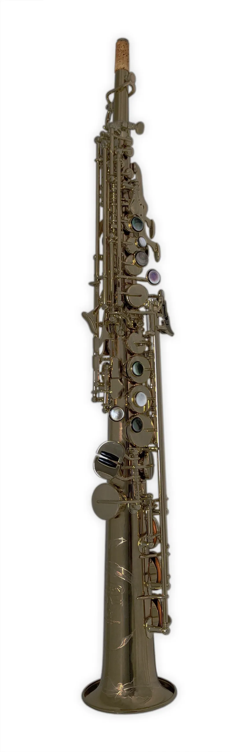 Hanson LX Soprano Saxophone Hand Rubbed Raw Brass