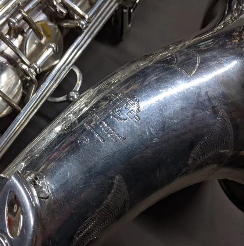 Secondhand Selmer Mark VII Tenor Saxophone - Silverplate-1