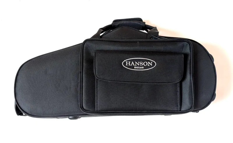 Hanson Series V Alto Saxophone in Raw Brass-4