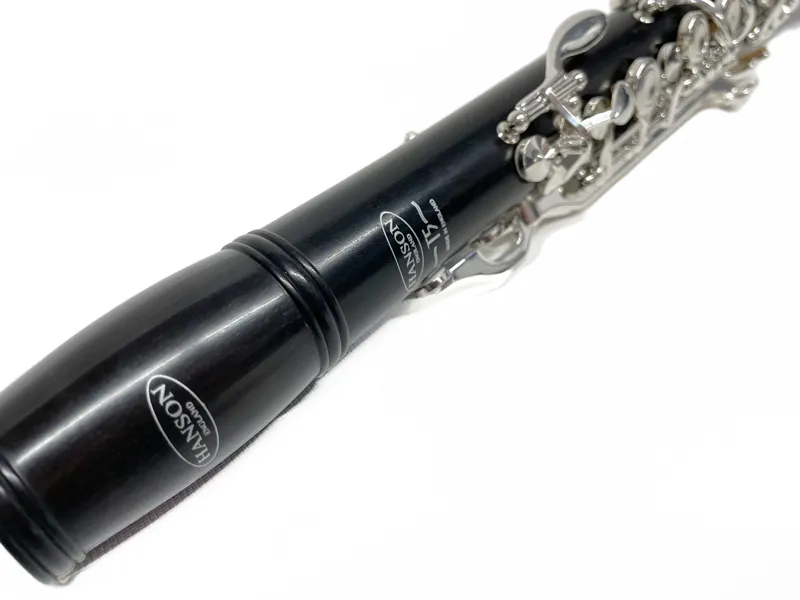 Hanson T5 NO SQUEAK Plateau Bb Clarinet - Grenadilla-4