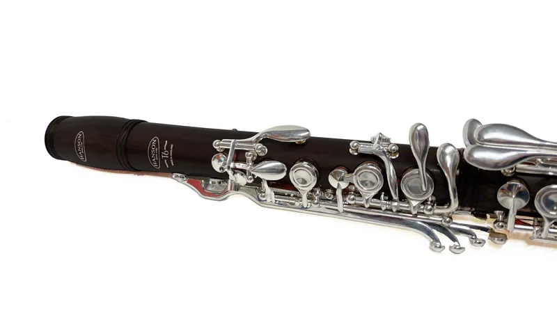Hanson T6 NO SQUEAK Plateau Bb Clarinet - Grenadilla-6