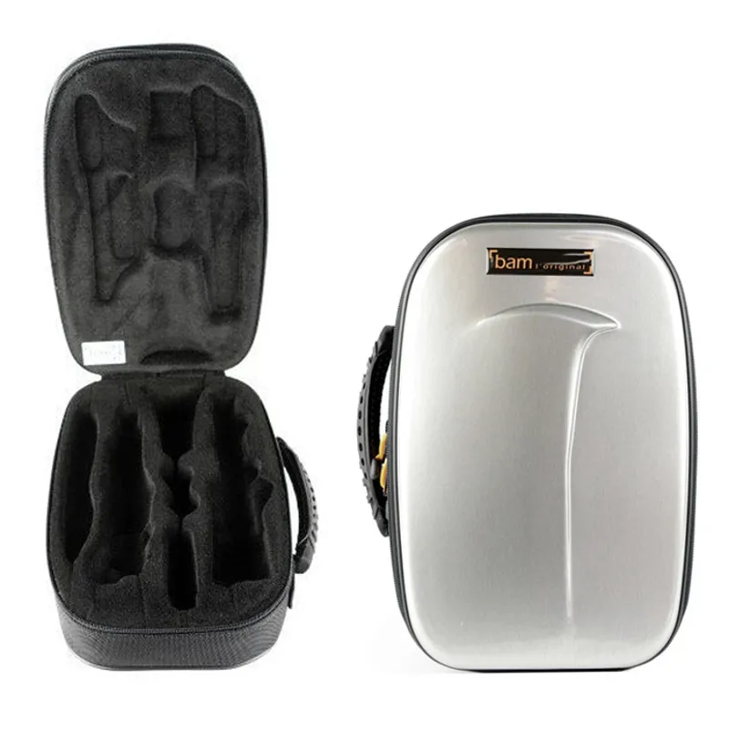 BAM New Trekking 1 Bb clarinet case brushed aluminium.