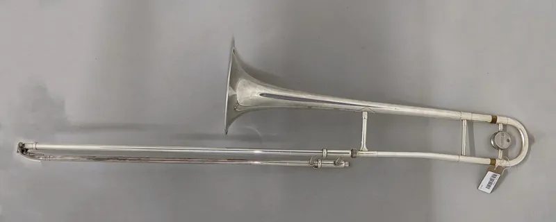 Secondhand Yamaha YSL-354S Tenor Trombone - Silverplate-1