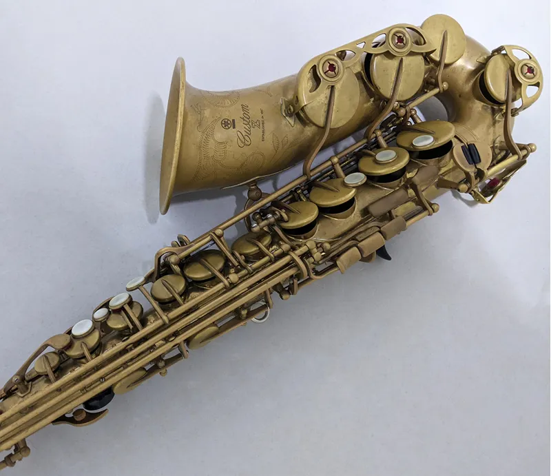 Secondhand Yamaha YAS-82Z Raw Brass Alto Saxophone-3
