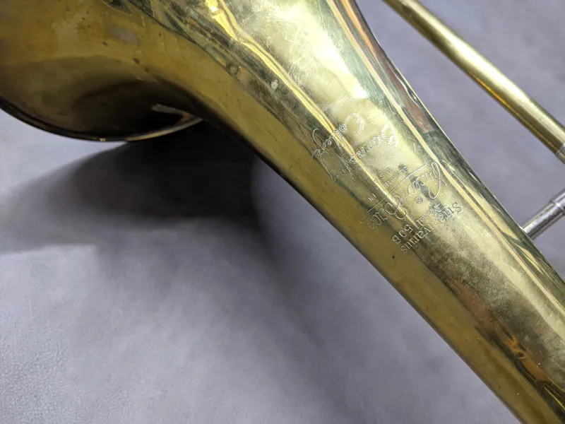 Secondhand Bach Stradivarius 50B Double Rotor Bass Trombone-4