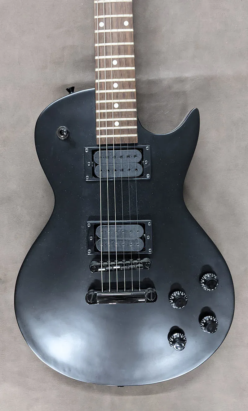Secondhand Encore Electric Guitar - Matt Black-1