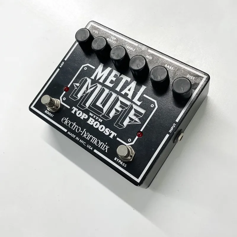 Electro Harmonix Metal Muff with Top Boost Guitar Pedal-1