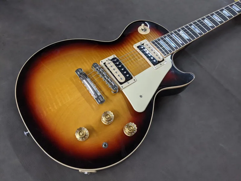 Secondhand Gibson Les Paul Classic 2015 Electric Guitar - Fireburst-2