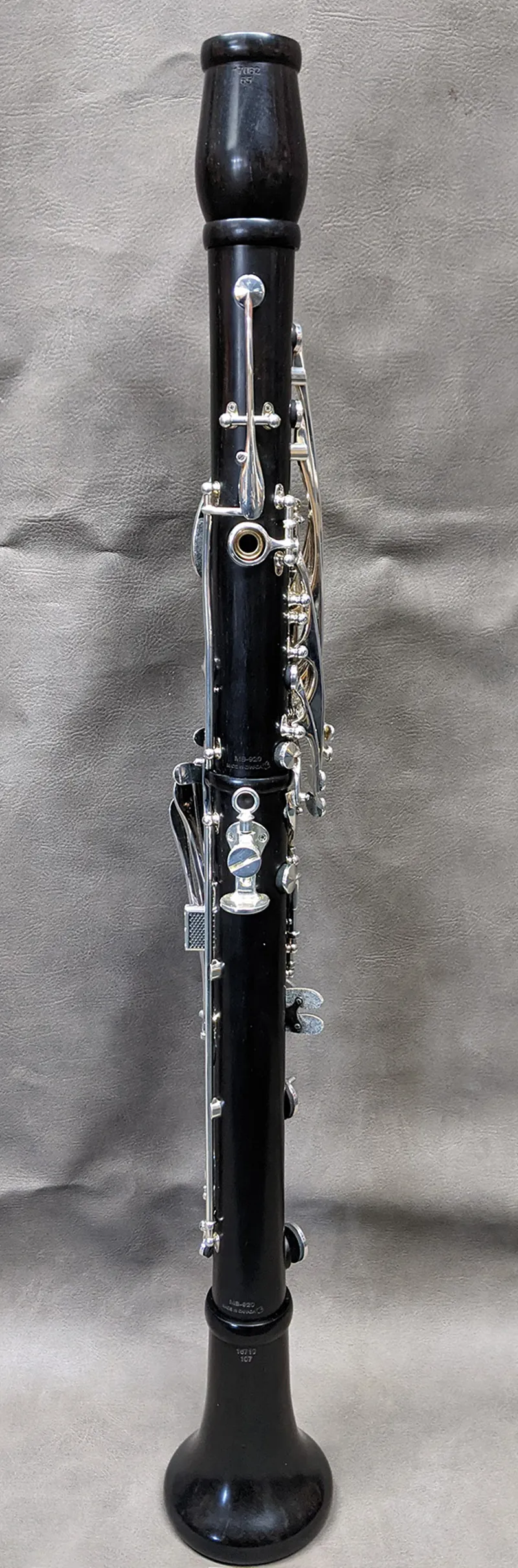 Secondhand Backun MoBa Grenadilla Bb Clarinet - Silver Keys-3