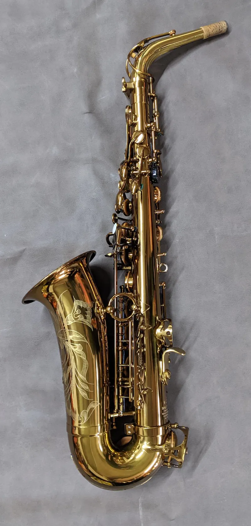 Secondhand Hanson LX Alto Saxophone in Deep Gold Lacquer-3