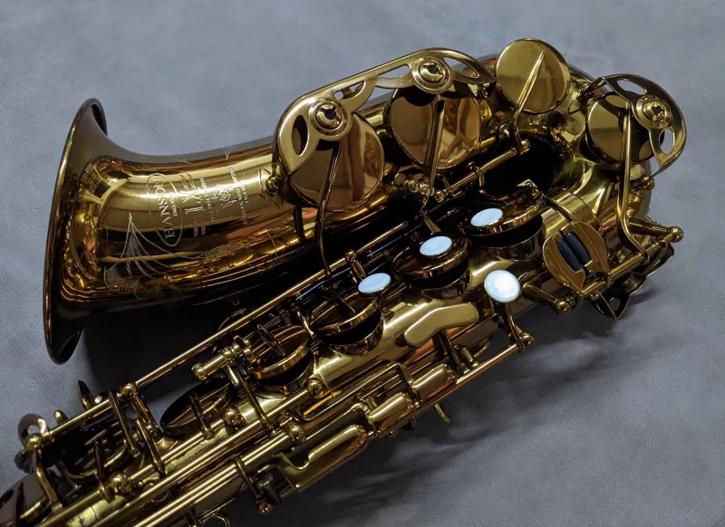 Secondhand Hanson LX Alto Saxophone in Deep Gold Lacquer-1